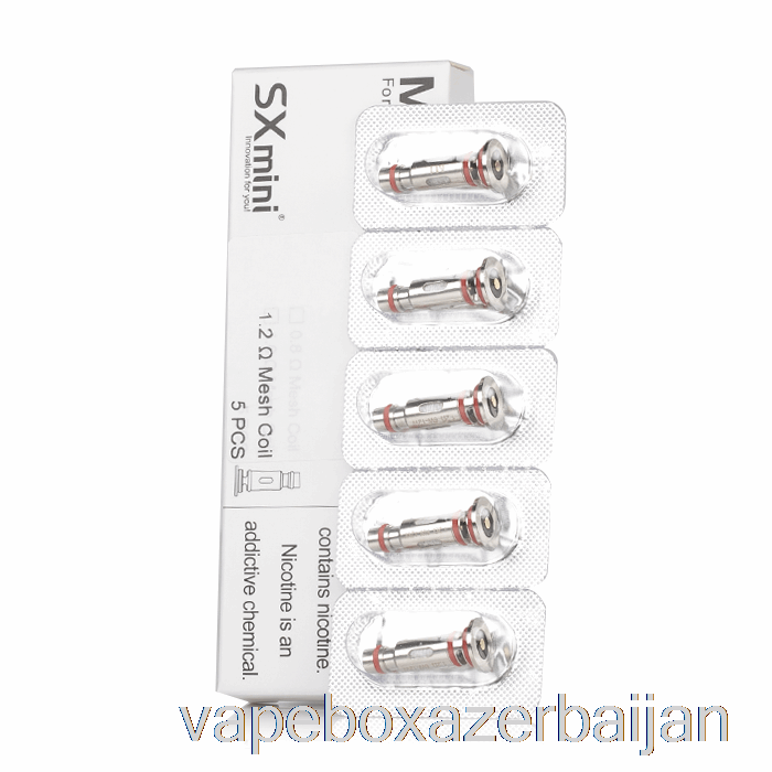 Vape Baku YiHi Sxmini MK Pro Class Replacement Coils 1.2ohm M1 Mesh Coils